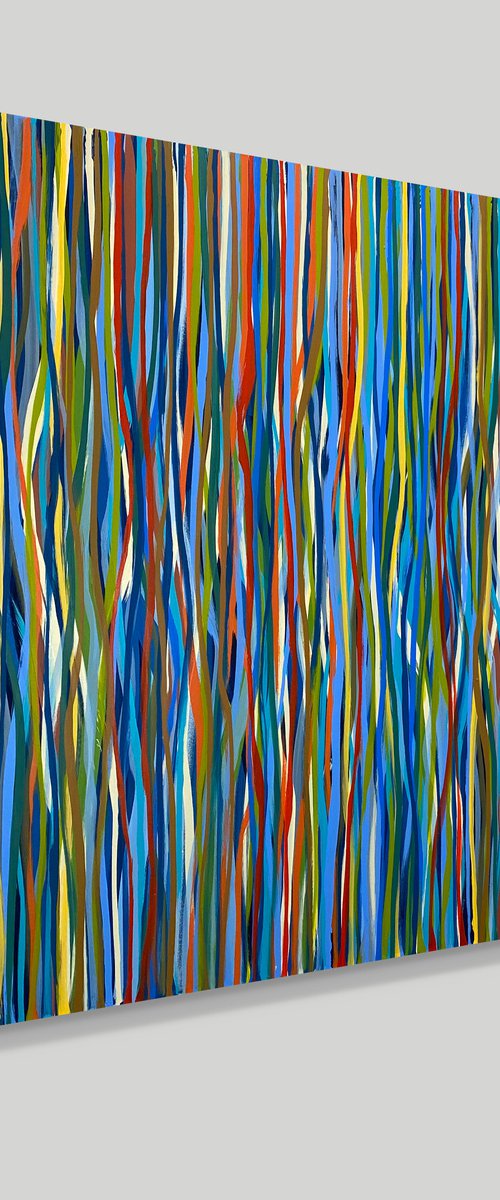 Jungle Soul - 183 x 92cm acrylic on canvas by George Hall