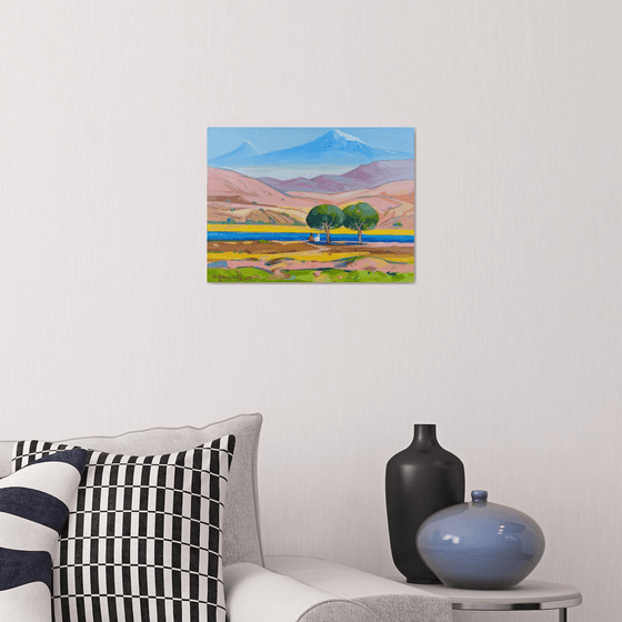 Two by the River Beneath Ararat