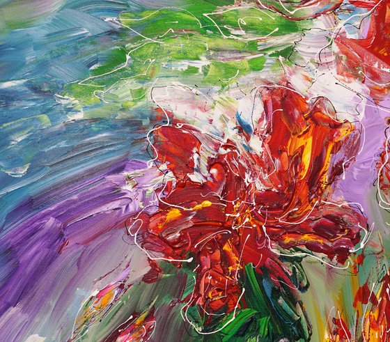 Red Flowery Symphony M 1