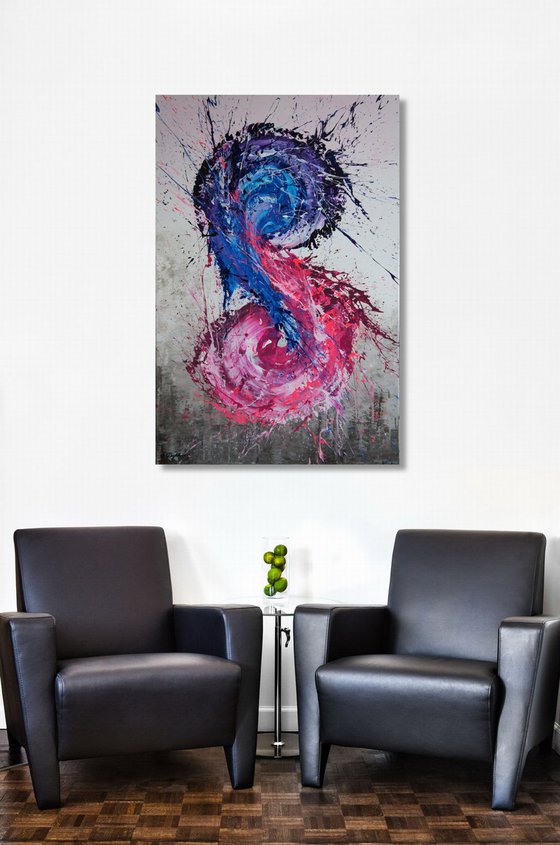 Yin And Yang (Spirits Of Skies 096115) - 80 x 120 cm - XL (32 x 48 inches)