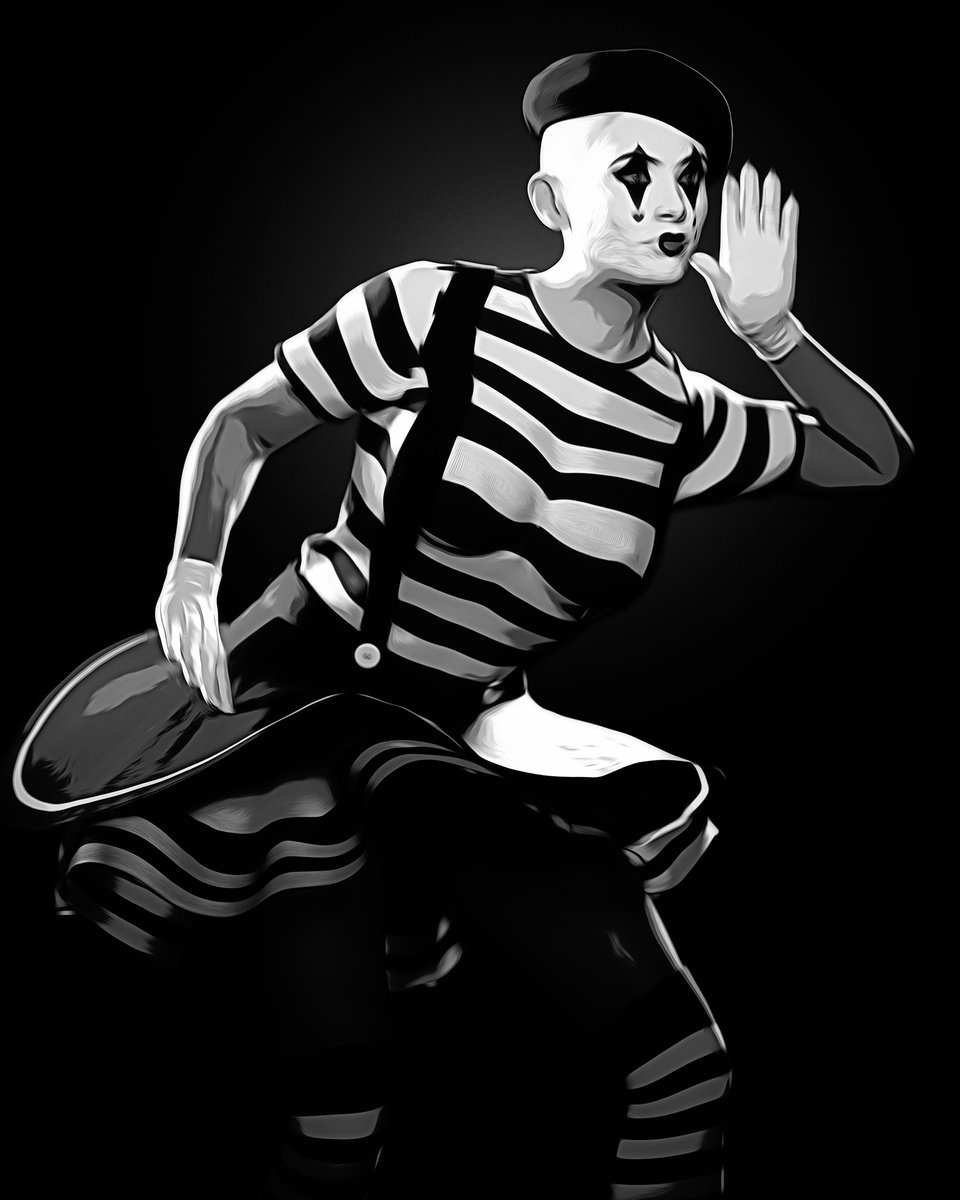 Mime Girl 1 by Erik Brede