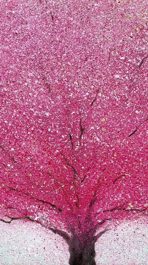 Pink tree by Volodymyr Smoliak