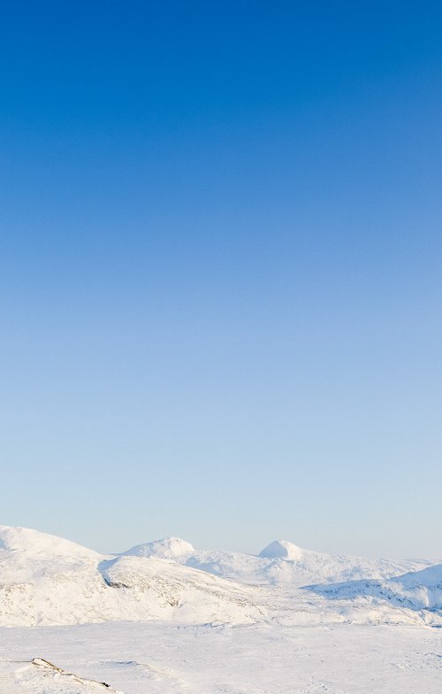 Tranquil Winter Mountains I by Tom Hanslien