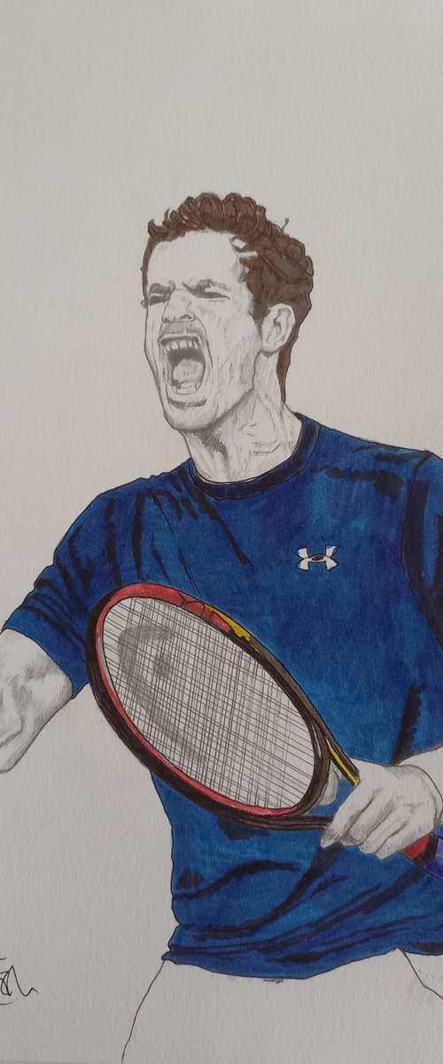 Tennis Andy Murray by Paul Nelson-Esch