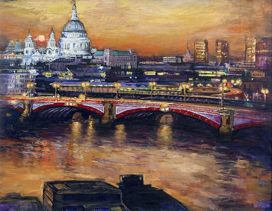 St Pauls and Blackfriars Bridge