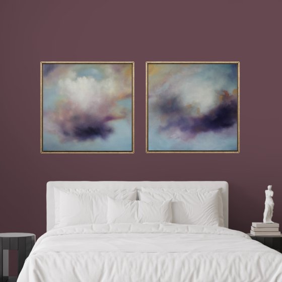 Clouds of Peace; Diptych