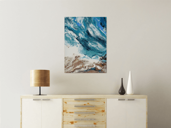 "Abstract Sea" Landscape painting