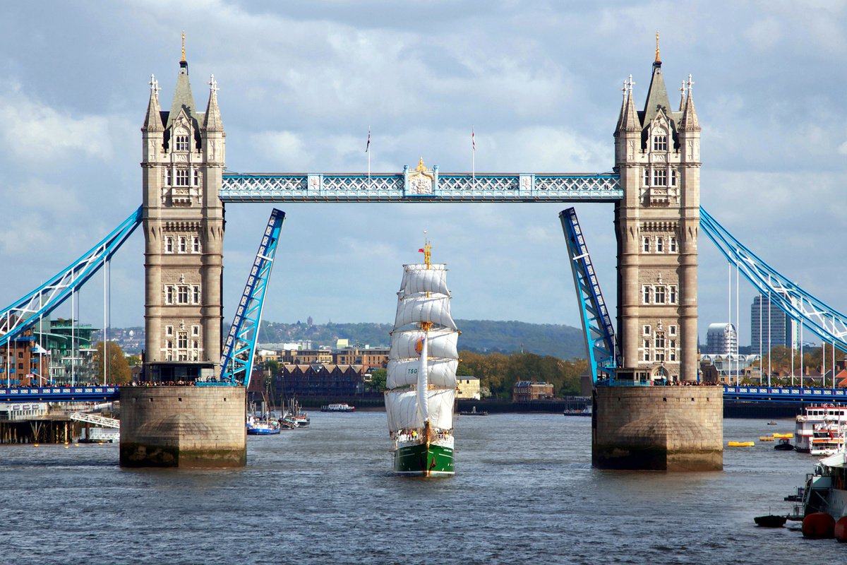 Sailing Through Tower Bridge by Vincent Abbey