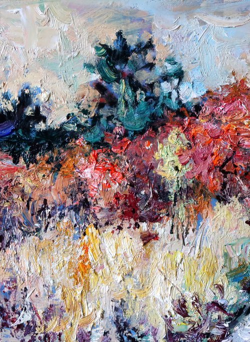 Autumn Grasses by Nikifor Swiristuhin