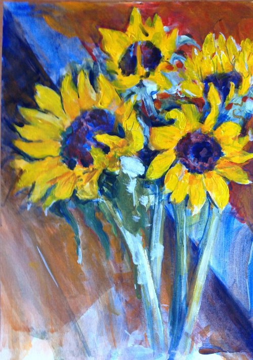 Sunflowers 2 by Sandra Haney