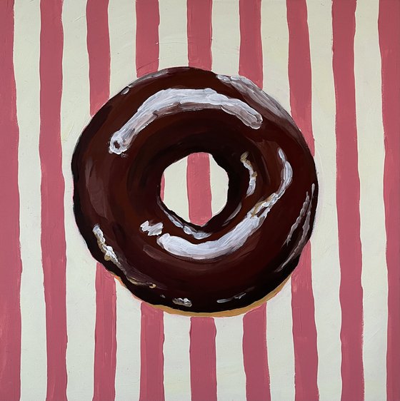 Striped Vintage Doughnut