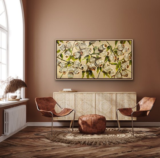 Gum Nut Symphony - Framed
