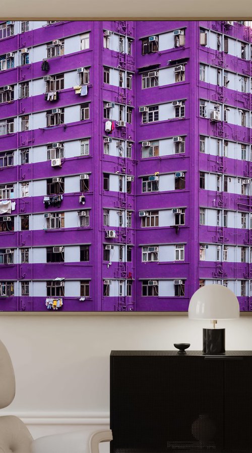 Geometric Purple by Serge Horta