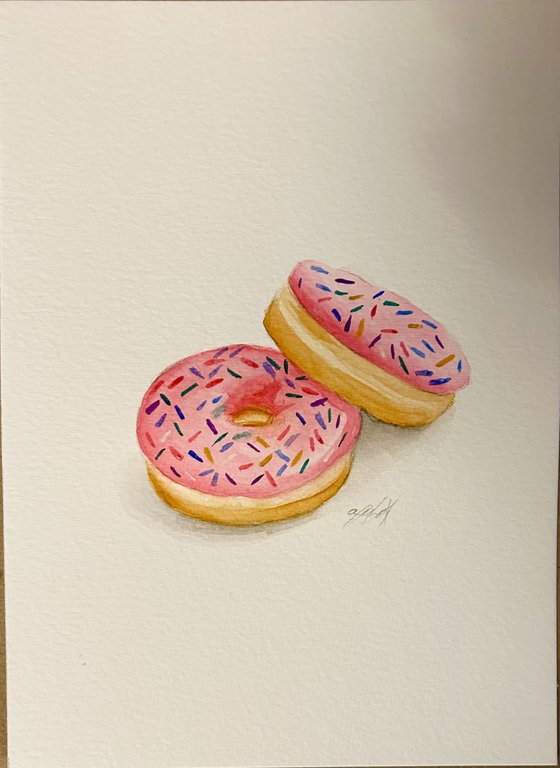 2 donuts