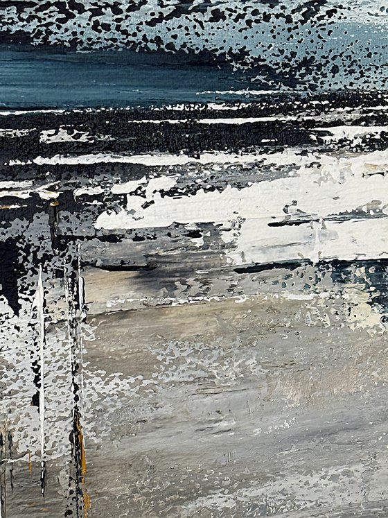 Large Abstract Seascape-Drift of Light