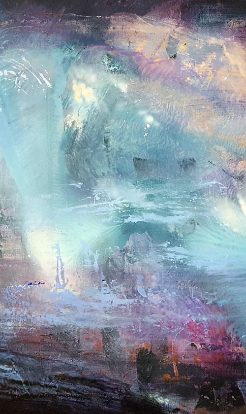 ABSOLUTELLY FANTASTIC ONEIRIC MINDSCAPE DREAMSCAPE LIGHT UNIVERSE TRAVELING ORIGINAL KLOSKA by Kloska Ovidiu