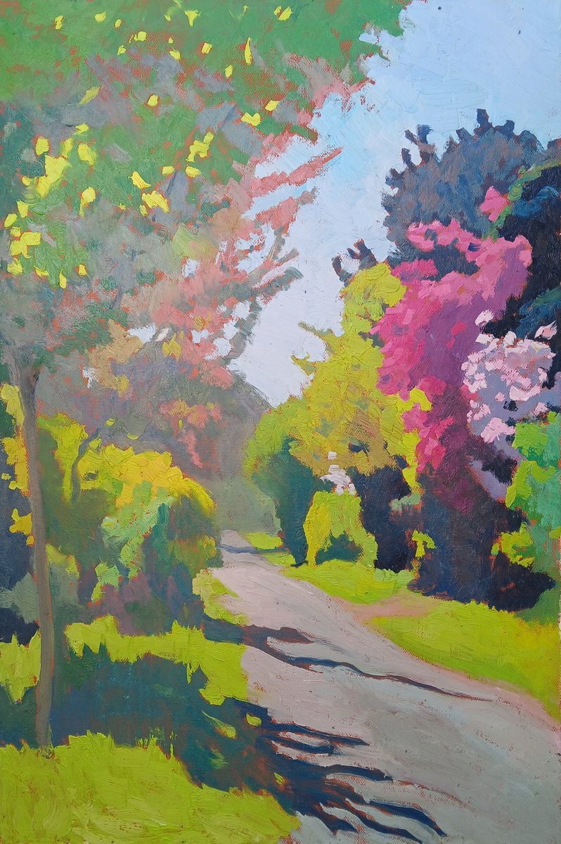 Midday Path By Vasyl Koval, 16 X 24, Artwork For Sale On Artfinder