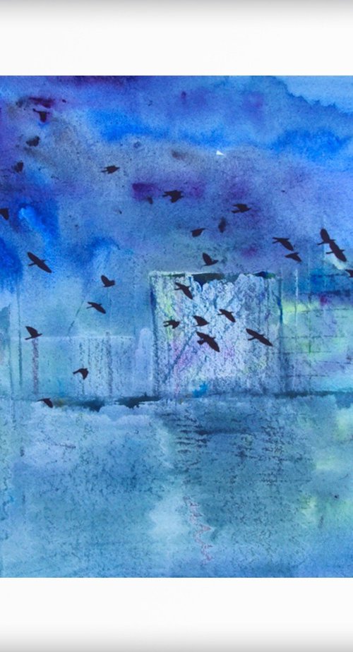 Urban Birds gasometers by Teresa Tanner