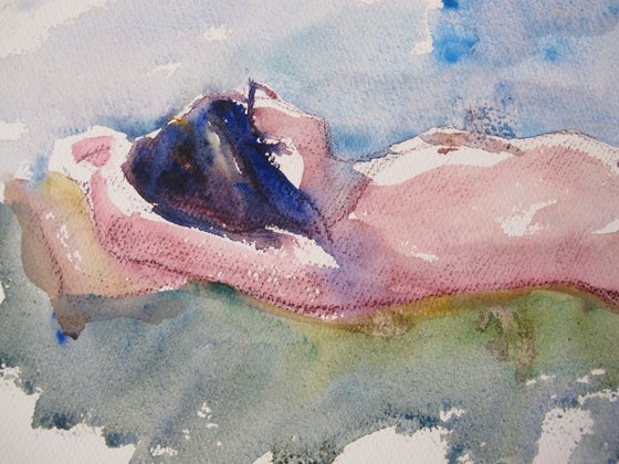 reclining female nude