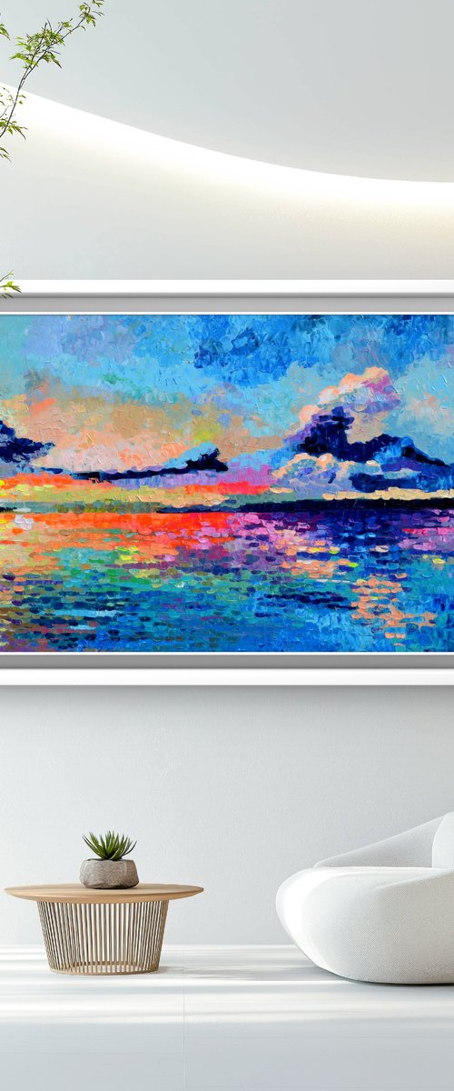 Colorful Sunrise - Seascape by Soos Tiberiu