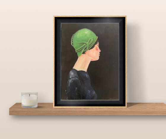 Green hat