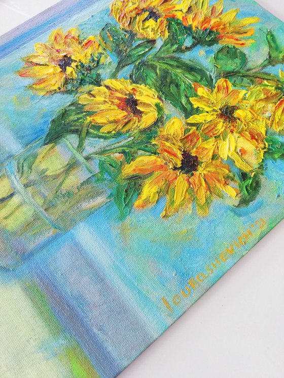 Sunflowers in the Window