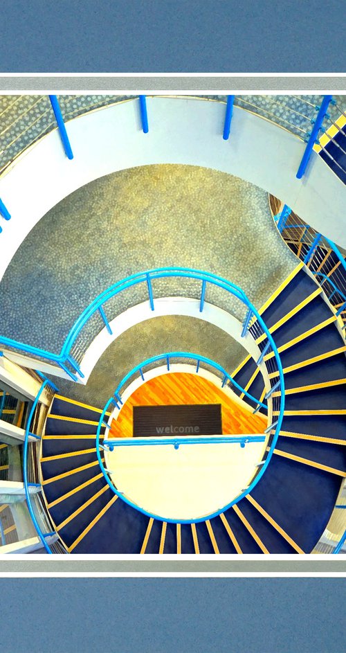 London Hotel Staircase by Robin Clarke