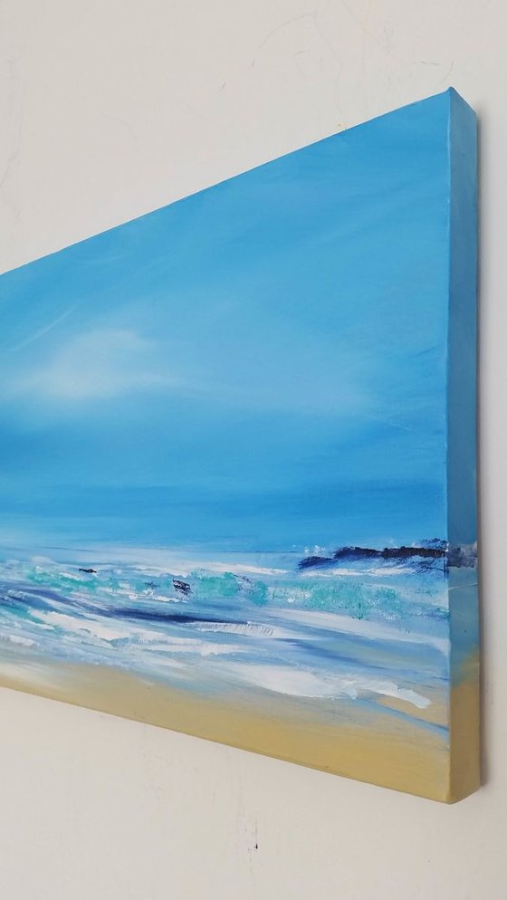 Spirit of Surf - Great gift for Beach Lovers, Modern Art Office Decor Home