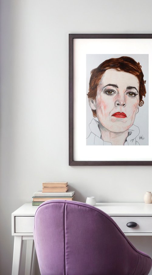 Olivia Colman by Paul Nelson-Esch