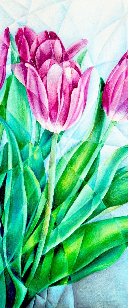 Fractured Tulips by Tiffany Budd