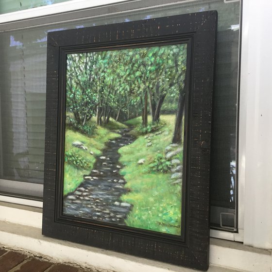 MOON BROOK from the FOOTBRIDGE