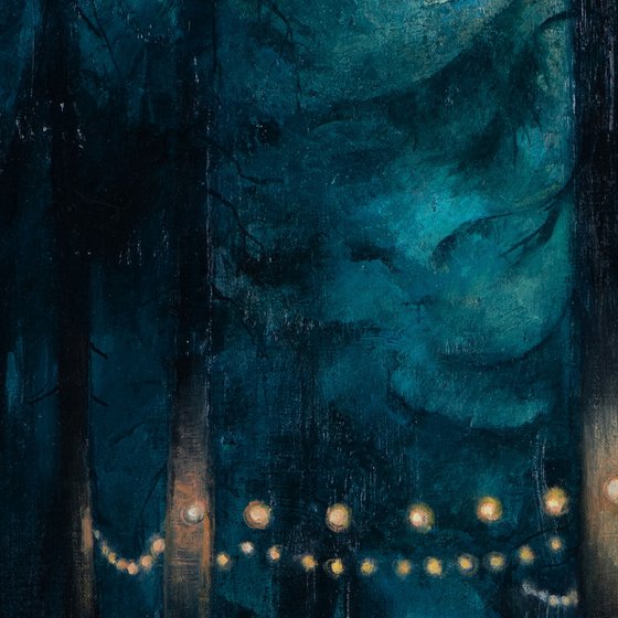 Meandering at night.