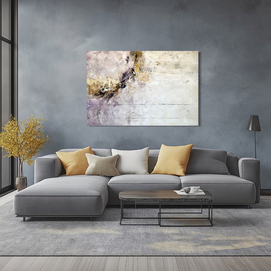 Golden Ochre in Lavender Mist