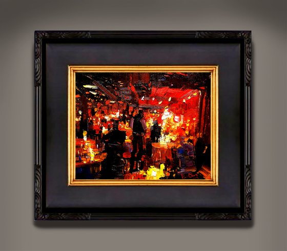 Red Bar Interior