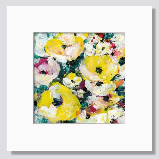 Sweet Blooms 7 - Floral Painting by Kathy Morton Stanion