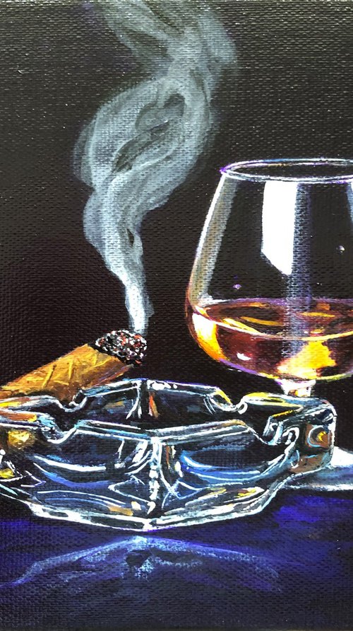 Whisky and Cigar #24-2 by Lena Smirnova