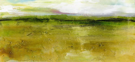 Land Of Souls 1 - Textural Landscape Painting by Kathy Morton Stanion