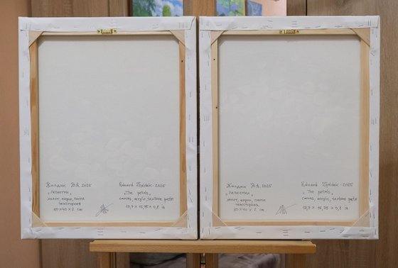 The petals (diptych)