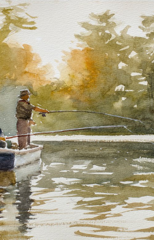 Fishermen by Dejan Trajkovic