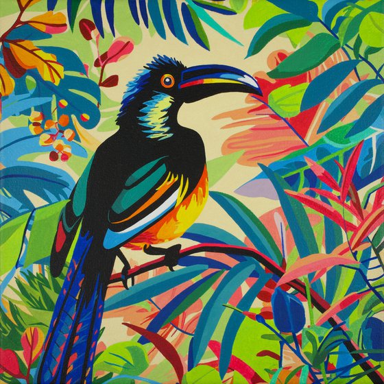 Bird in a rainforest I