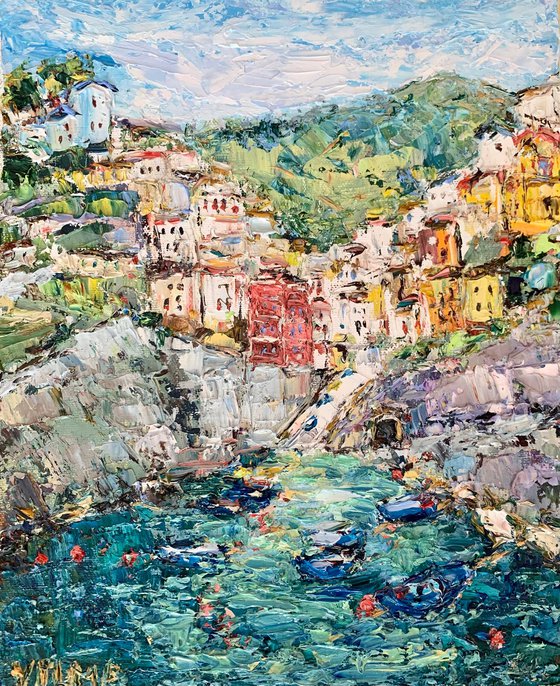 Riomaggiore, Italian landscape