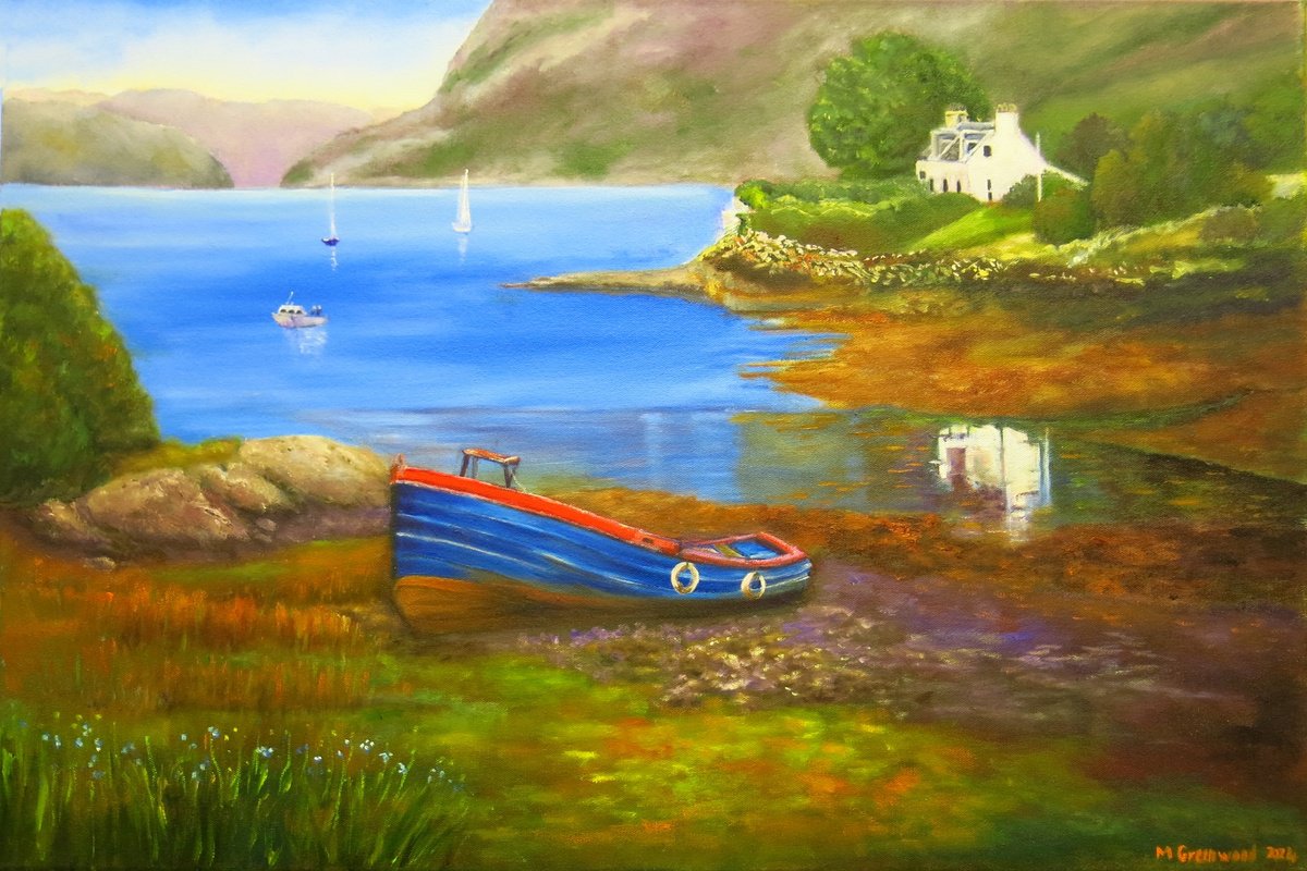 Plockton Village, Scotland by Maureen Greenwood