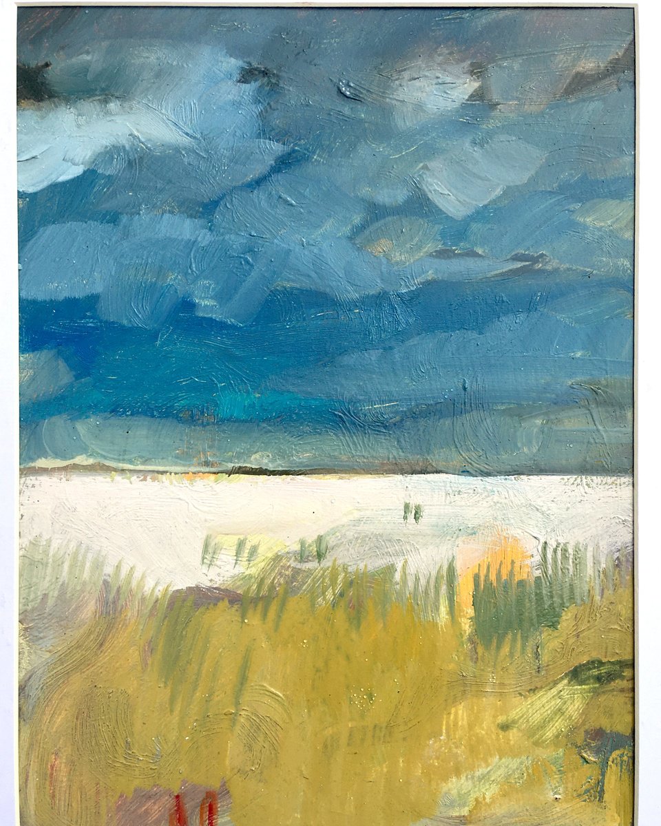 Impressionistic Landscape Oil Painting By Guy Pickford, 11 X 14, Light Awaits, Original Artwork