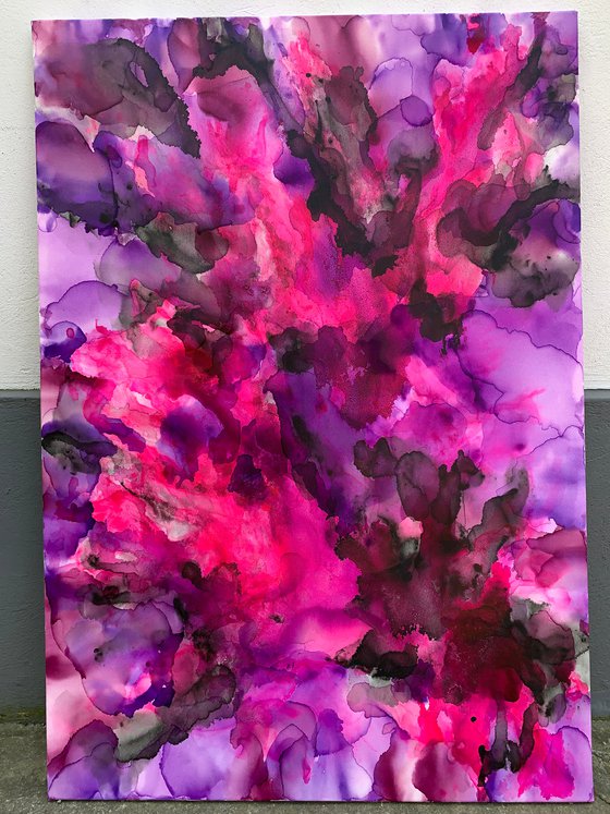 45''x 31"( 115 x 80 cm) VIOLET FLAME 13