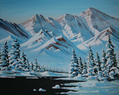 Snow in the Mountains by John Begley
