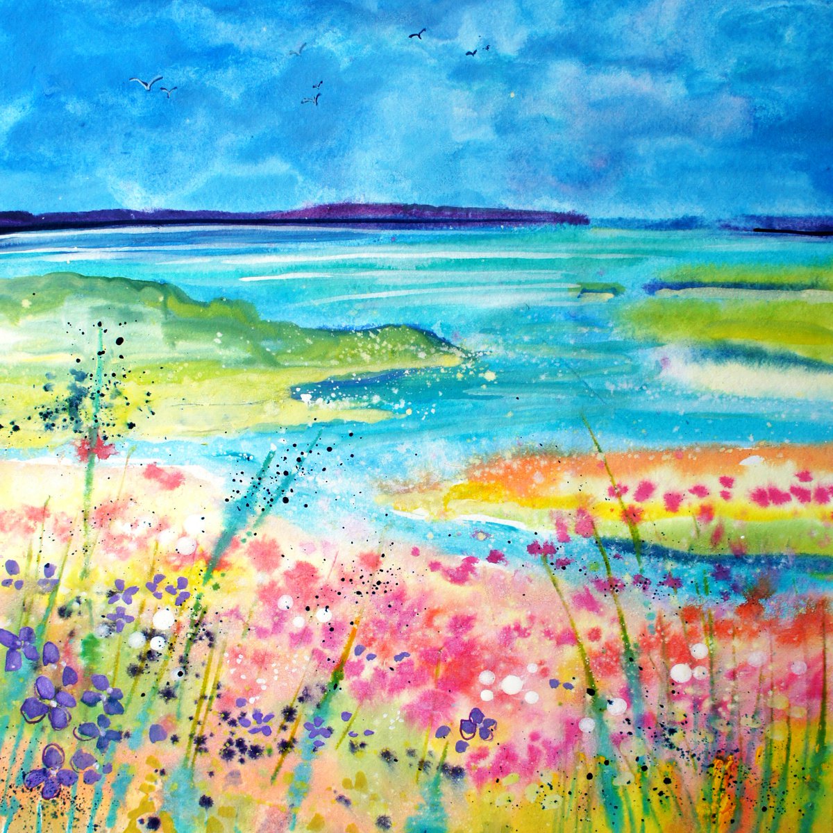 Summer Seascape by Julia Rigby