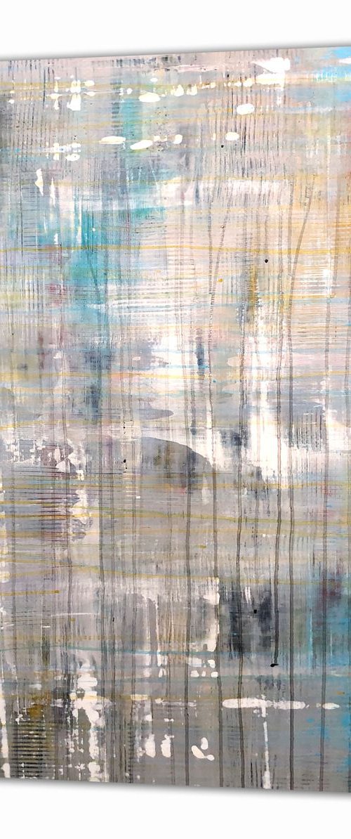 Sunshine Fighting Off A Dreary Day (46x46in) by Robert  Tillberg