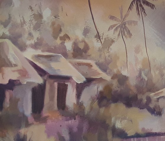 Beauty in Ashes Landscape painting