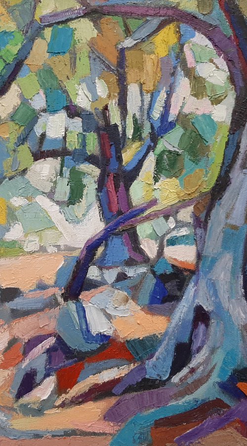 In the olive grove by Maja Đokić Mihajlović