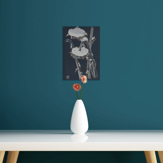 Winter. Sunflowers.№2